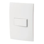 Placa armada con interruptor escalera linea Oslo blanco Volteck 46493 PA-APSE-EOB