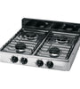 Parrilla de gas de sobreponer 4 quemadores, inox,  Foset 48235 PAGA-4X