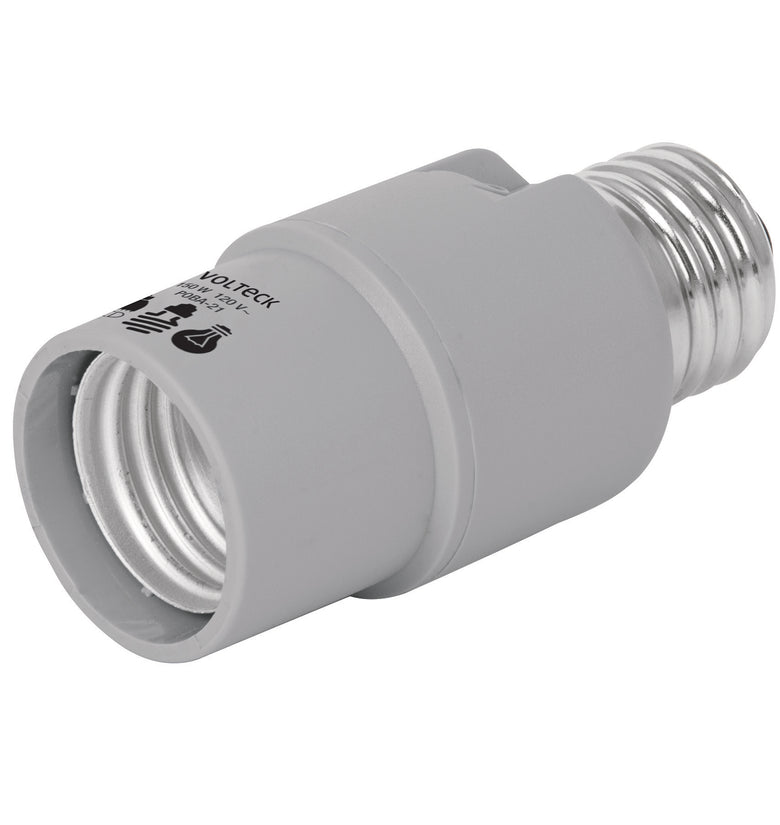 Portalampara de policarbonato, con sensor de luz, 360Â° Volteck 46534 POBA-21