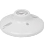 Portalampara de porcelana, 4-1/2', circular, Volteck Volteck 46524 POPO-18