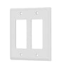 Placa 2 ventanas, de policarbonato, linea Classic Volteck 46419 PPDO-CL