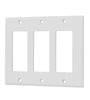 Placa 3 ventanas, de policarbonato, linea Classic Volteck 46420 PPTR-CL