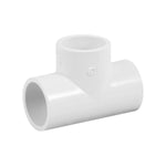 Tee sencilla de PVC, 3/4' Foset 45421 PVC-762