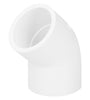 Codo 45Â° de PVC, 1' Foset 45416 PVC-863