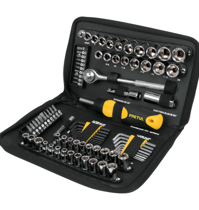 Set de herramientas para mecanica, 85 piezas, Pretul Pretul 22984 SET-85