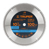 Sierra circular para aluminio 10', 100 dientes, centro 5/8' Truper 18313 ST-10100A