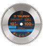 Sierra circular para aluminio 10', 100 dientes, centro 5/8' Truper 18313 ST-10100A