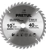 Sierra circular p/madera 10', 40 dientes, centro 1', Pretul Pretul 27057 ST-1040EP