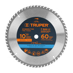 Sierra circular para madera 10', 60 dientes, centro 5/8' Truper 18306 ST-1060