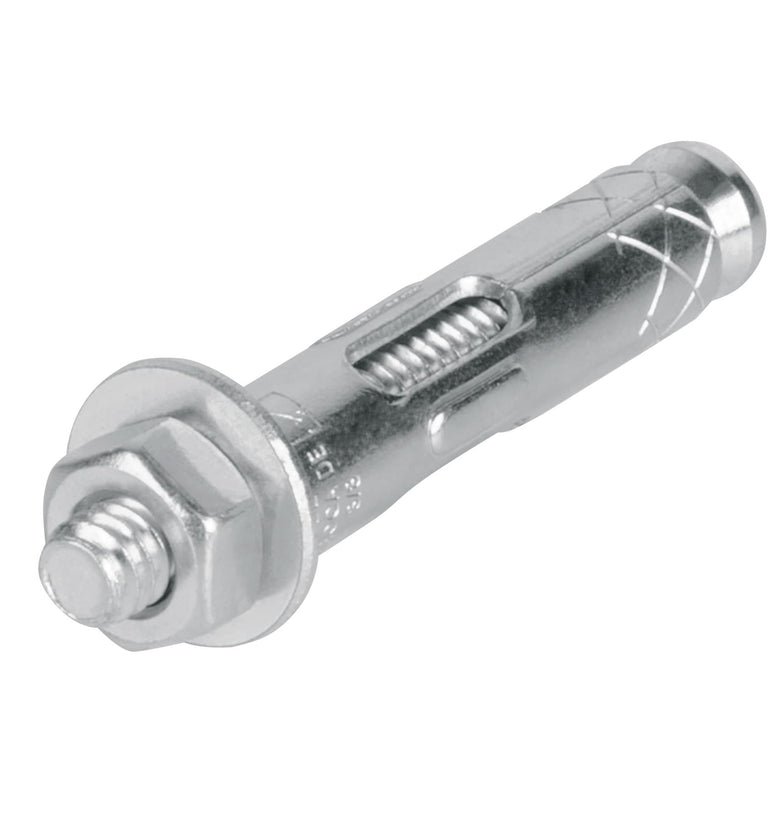 Taquete de expansion, 1/4' con tornillo, bolsa 4 pzas Fiero 44360 TAE-1/4T