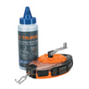 Tiralineas 100 ft, cuerpo plastico, incluye gis Truper 18575 TL-100