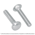 Tornillo tipo coche, galvanizado, 7/16 X 1-1/4', 50 piezas Fiero 44738 TORC-7/16X1-1/4