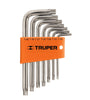 Juego de llaves Torx, 7 piezas con organizador Truper 15552 TORX-7C