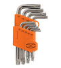 Juego de llaves Torx, 9 piezas Truper 15554 TORX-9