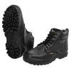 Zapatos con casco, #24, negro, agujeta bicolor, Pretul Pretul 26062 ZC-024N